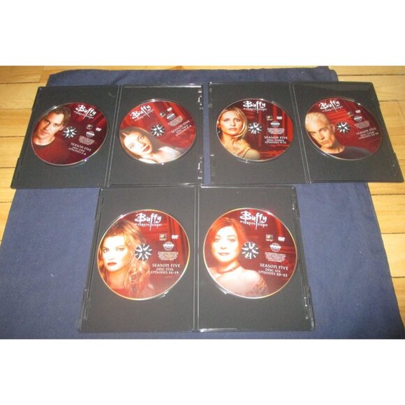 Lot of Buffy the Vampire Slayer Seasons 4 to 5 DVD Box Sets (2003 to 2004) - Picture 8 of 8